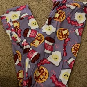 Breakfast girls pajama pants